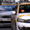 Sindicato del taxi realiza paro y movilización por salario y mantenimiento de la mampara